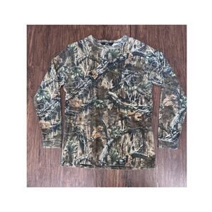 Camoflauge Long Sleeve Pocket T Shirt Extra Large